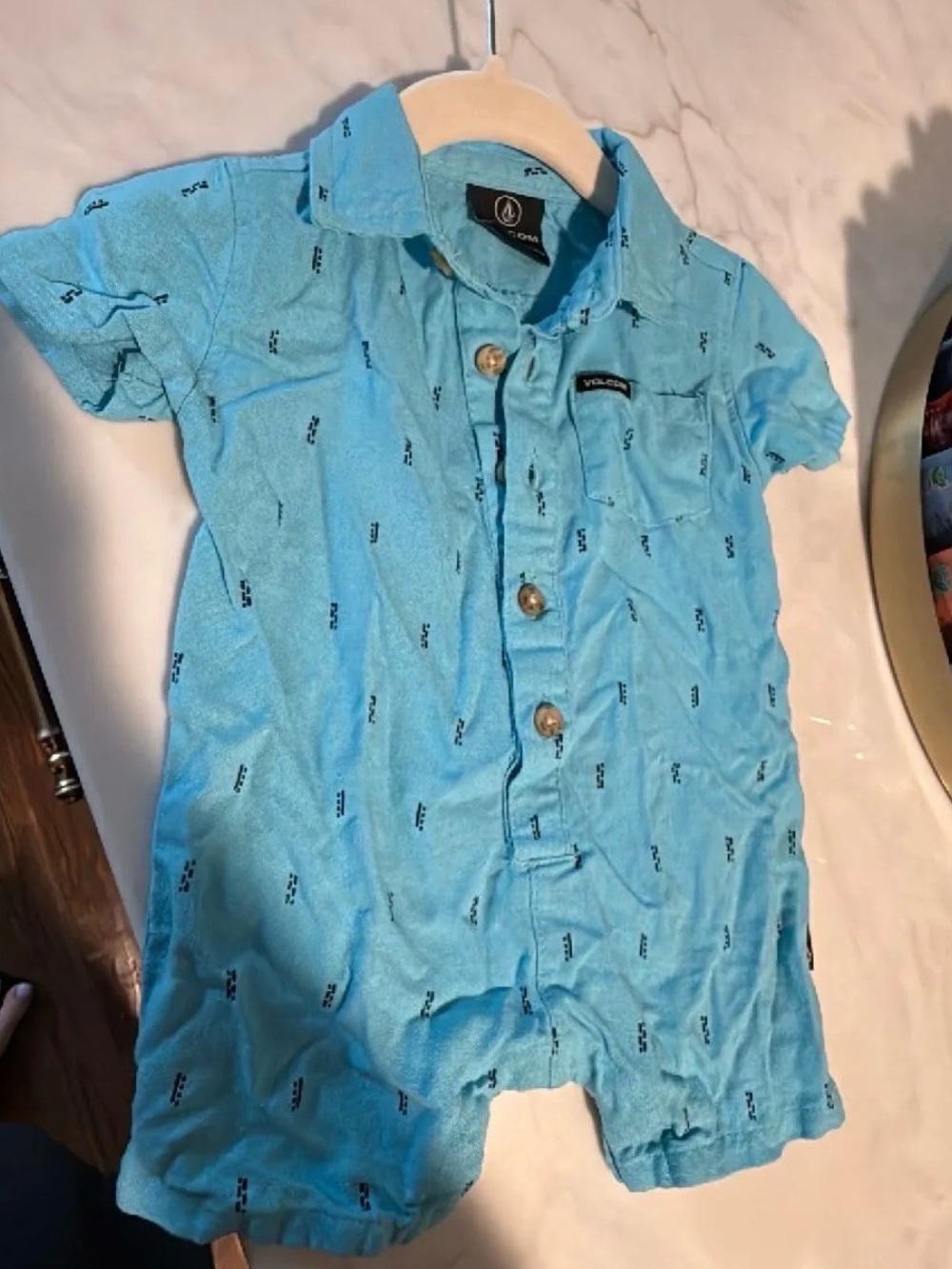 Volcom 6-9m short sleeve onesie
